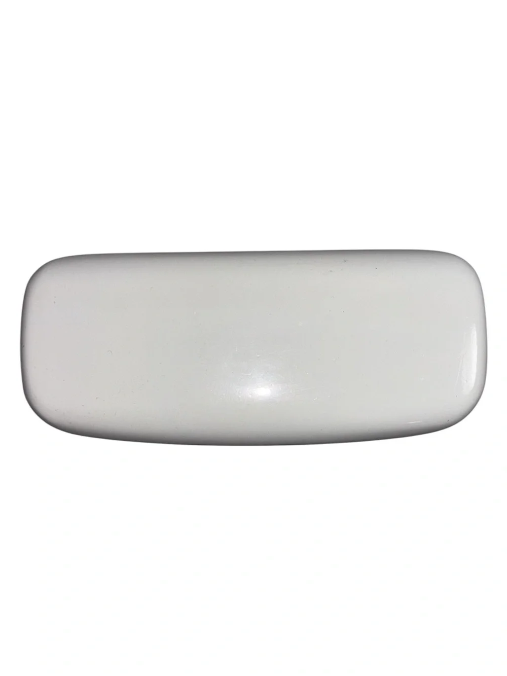 Nine West Hard Shell Sunglasses Case Glossy White with Black Velvet Interior